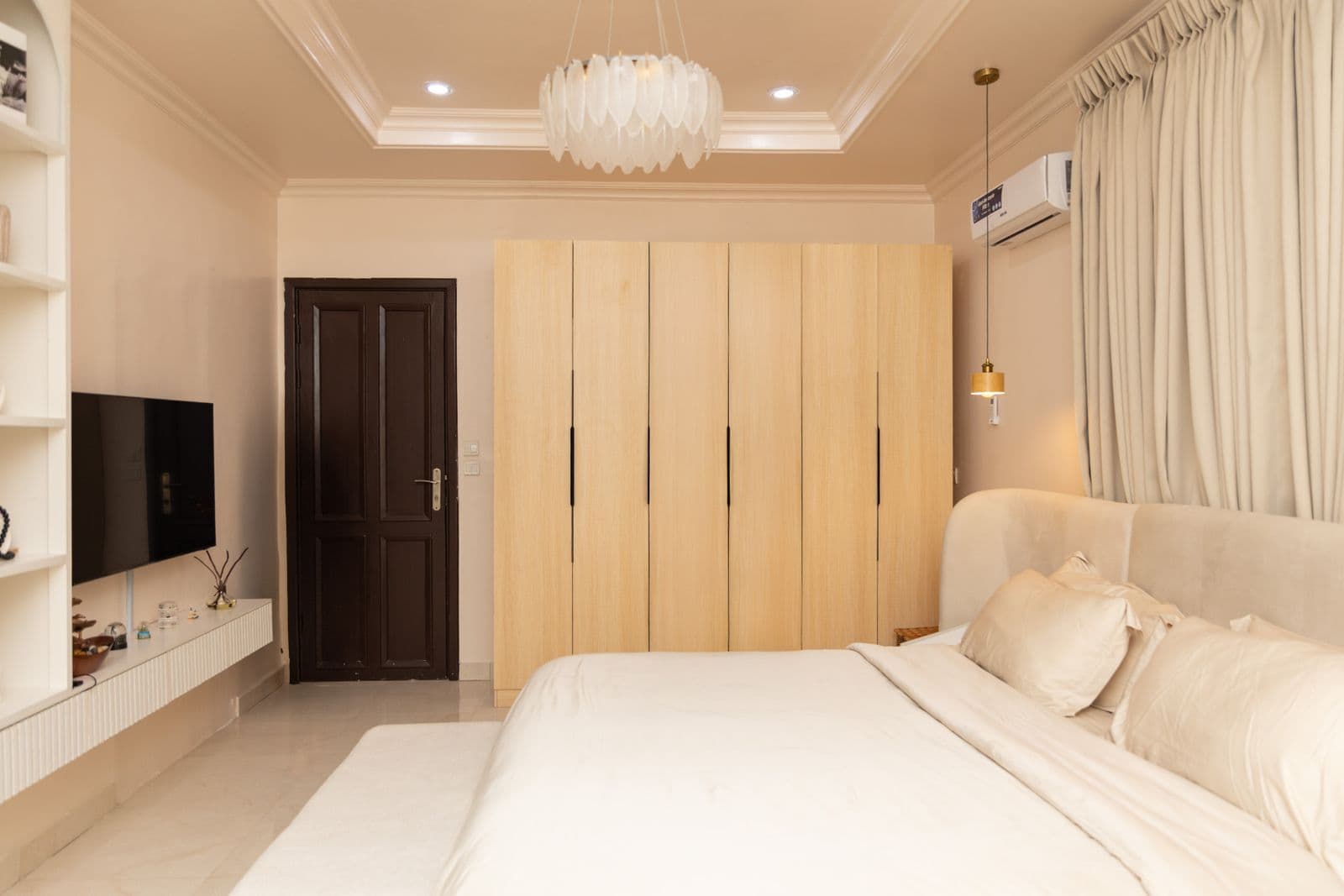 A bright bedroom in a Lagos apartment